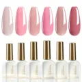Professional Manzilin 6-color pink series UV LED gel nail polish set for salon use - 6 Color Set 02