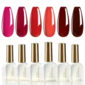 6 kleuren UV LED gel nagellak set met rode tinten - 6 Kleuren Set 08