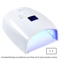 66W rechargeable UV LED nail lamp with US standard plug for gel polish curing - Nail Lamp S10 Cordless US Plug / White