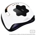 Professional SUN S11 high power UV LED nail lamp with 57 beads for fast drying, white - Nail Lamp SUN S11 / Gold US Plug