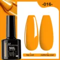Vernis à ongles gel orange n° 016, finitions brillante et mate, séchage sous lampe UV/LED. - 016 (Orange Vif)