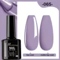 Détails du vernis gel lavande avec effets de top coat brillant et mat de haute qualité - 064 (Violet Lavande)