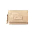 Portefeuille beige élégant pour femmes style coréen avec étiquette Happy Every Day - Abricot