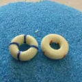 Miniature lifebuoys in blue and red for ocean theme DIY micro terrarium landscapes - Lifebuoy / 1 Piece (Diameter 1.5cm) / Blue