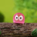 Cute luminous resin sprite figurine, moss micro landscape miniature for desktop decor. - Luminous Rose Red