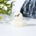 Mini figurine de serpent lumineux mignon pour micro paysage accessoire de décoration DIY et artisanat. - Blanc