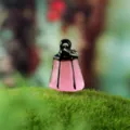 Creative luminous pink mini lantern resin figurine charm for DIY landscaping crafts - Lantern Only / Pink