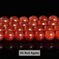 High quality 5A natural cherry red ice-floe agate round beads for DIY jewelry - 6mm (Approx 60pcs) / 5A Red