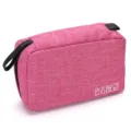 Portable travel toiletry bag large capacity cosmetic storage bag for men and women pink - Rose Red