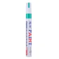 Rotulador de pintura metálica verde, punta 2.0-3.0mm, lápiz de retoque impermeable para bricolaje. - Verde