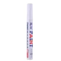 White oil-based paint marker pen, 2.0-3.0mm fine writing tip, waterproof graffiti repair tool. - White