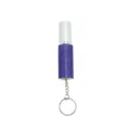 Atomizador de perfume portátil de 5 ml con diamantes de imitación azules y llavero - Azul zafiro