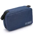 Portable toiletry bag large capacity cosmetic travel storage bag for men and women blue - Navy Blue