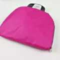 Hot pink foldable travel backpack lightweight oxford cloth storage bag for outdoor sports. - Rose Red