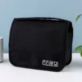 Schwarze, wasserdichte Kulturbeutel zum Aufhängen für Reise und Kosmetik, tragbar. - 43*23*8.5 / Schwarz