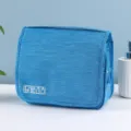 Tragbare blaue Hänge-Kulturtasche für Reisen mit großem Kapazität und wasserdichtem Stoff. - 43*23*8.5 / Blau
