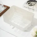 Detail view of luxurious rhinestone-encrusted nail drill bit organizer with clear compartments - Multifunctional Box / Pearl + AB Rhinestone