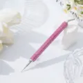 Dual-ended pink rhinestone nail art dotting pen for crystal and jewel placement - Diamond Pen Set / Pink