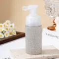 Flacone spray da 110 ml con strass argentati per polvere per capelli e glitter cosmetici - 110ml / Bianco