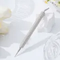 Premium double-ended rhinestone dotting pen for professional nail art and crystal picking - Diamond Pen Set / White
