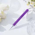 Penna raccogli strass viola a doppia punta per la decorazione professionale unghie - Set di Penne Diamante / Viola scuro