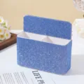 Sparkly blue rhinestone magnetic pen holder and desk organizer for whiteboard pens - Blue