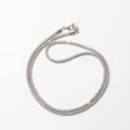 Luxury sparkly AB rhinestone long phone lanyard neck strap with durable metal clasp - Folded 60cm / Iridescent