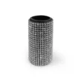 Sparkling silver rhinestone lipstick holder and car organizer for interior decor - Lipstick Holder / White Rhinestone