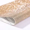 Foglio adesivo di strass oro champagne autoadesivo per decorazione auto e fai da te - 20*24CM / Giallo Cristallo