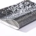 Self-adhesive black rhinestone sheet for DIY car decoration and craft accessories. - Black