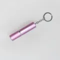 Atomizador de perfume recargable rosa de 5 ml con llavero para viaje y bolso diario - Rosa