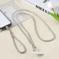 Luxuriöses Handy-Lanyard mit funkelnden Strasssteinen und universalem Befestigungspatch - Kombinationsset (5463274370082) / Mehrfarbig