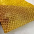 Selbstklebende goldene Strassstein-Aufkleberfolie für DIY-Auto- und Handwerksdekorationen - Gold