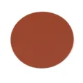 Round leather coaster waterproof heat insulation table mat coffee cup placemat brown - Brown