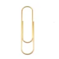 Large Golden Metal Paperclip 100mm Office Document File Organizing Clip Essential - Gold