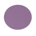 Round purple leather coaster, waterproof and oil-proof minimalist table placemat anti-slip. - Purple