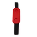 Lederen elastische penhouder band voor notebook dagboek elastiek kantoor briefpapier accessoire - Rood