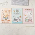 Schattig B5 gelinieerd notitieboekje met leuke kattenillustraties voor studenten en dagelijks gebruik. - -128 Room Katje / B5 40 Vel