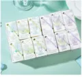 Blocco note portatile rilegato in acrilico con simpatico animale domestico tascabile - Crema Stellata Assortito