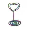Porte-mémo en métal arc-en-ciel support de photo de bureau pour décoration de bureau - Iridescent