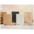 A5 spiral notebook waterproof PP cover lined notepad student school stationery 60 sheets - Sea Salt Latte