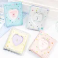 Ins style mini 3-inch photo album polaroid photocard holder cute heart hollow storage book - 40 Slots / Multicolor