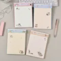 Bloc de notas arrancable B6 de dibujos animados, cuaderno rayado para estudiantes. - Compañero Gato (Mixto) / B6 80 Páginas