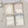 Set di blocchetti per appunti gatto carino, blocco note strappabile B6 scuola. - Storia di Gattino Carino (Copertine Miste) / B6 80 Fogli