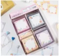 Cute tear-away sticky notes set with portable memo pads, sweet design for daily study. - Chiu Chiu Pet
