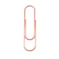 Large 100mm metal paper clips rose gold color office document sorting fastener supply - Rose Gold