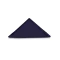 PU leather triangle bookmark page corner clip office stationery school supplies dark blue - Blue