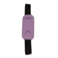 Soportes para bolígrafo de cuero PU banda elástica para cuaderno diario morado minimalista. - Púrpura