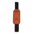 Elastic PU leather pen holder elastic band for notebook diary journal planner loop - Brown