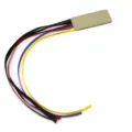 Leather ribbon bookmark with colorful multi strands for reading, school, and office use - Light Green
